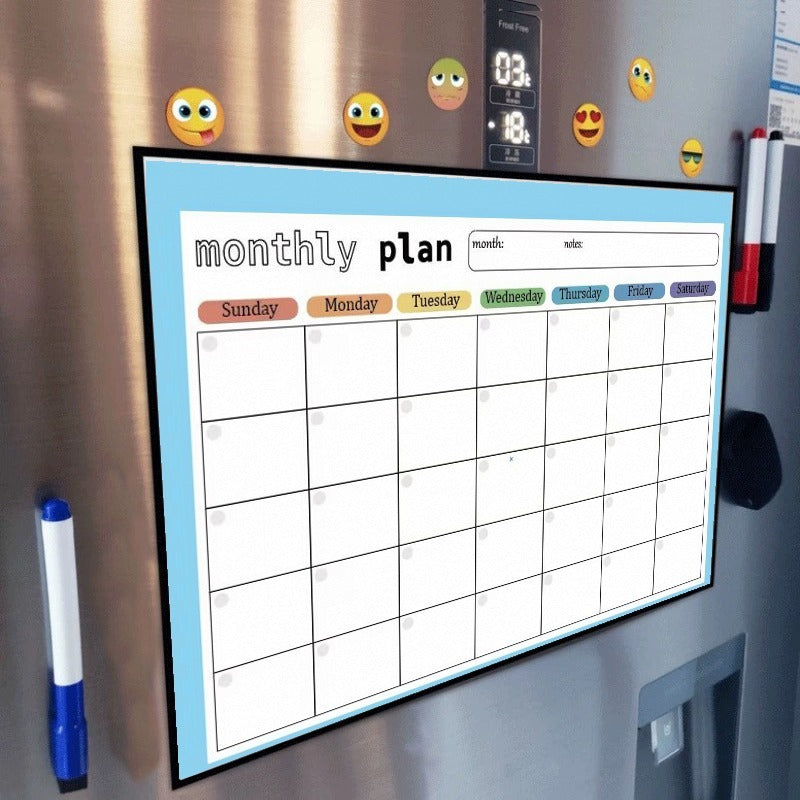 Magnetic Fridge Calendar Board Set