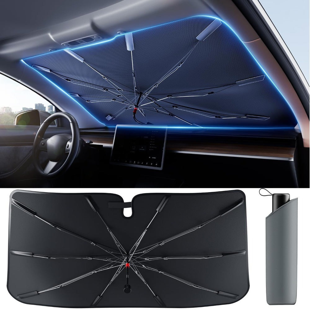 Foldable Car Windshield Sun Shade Umbrella