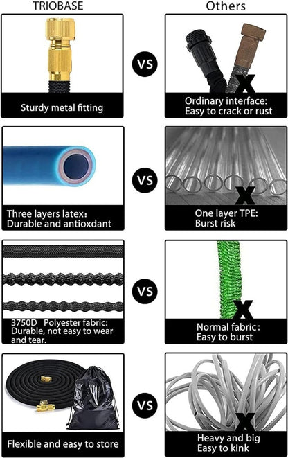 25FT Expandable Garden Hose Pipe Set