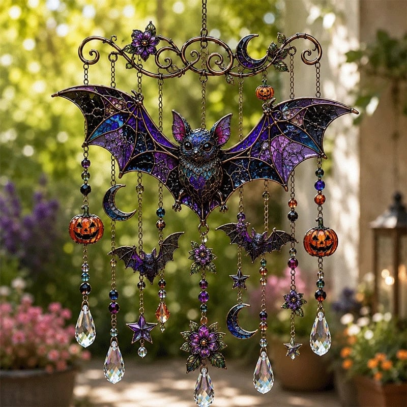 💥 Limited Time 40% OFF – 👻🎃Halloween Suncatcher Wind Chime