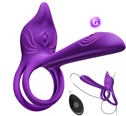 Ring with Remote Control for G-Spot and Clitoral Stimulation, 4 IN 1