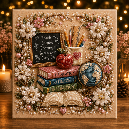 📈🔥2026 Top Picks🍎 Teacher Pearl Art DIY Kit