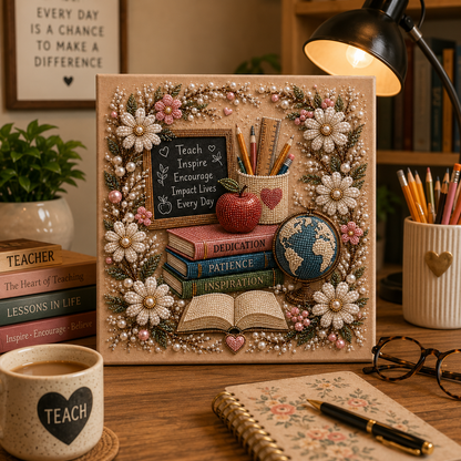 📈🔥2026 Top Picks🍎 Teacher Pearl Art DIY Kit