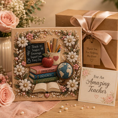📈🔥2026 Top Picks🍎 Teacher Pearl Art DIY Kit