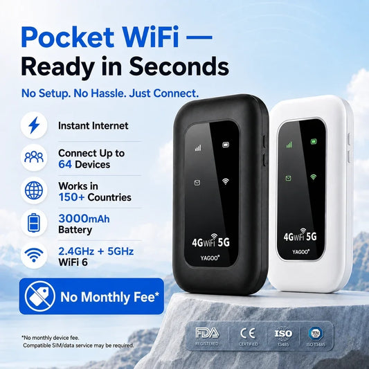📶 2026 Pocket WiFi — Fast, Portable Internet for Travel, Work & Home Backup