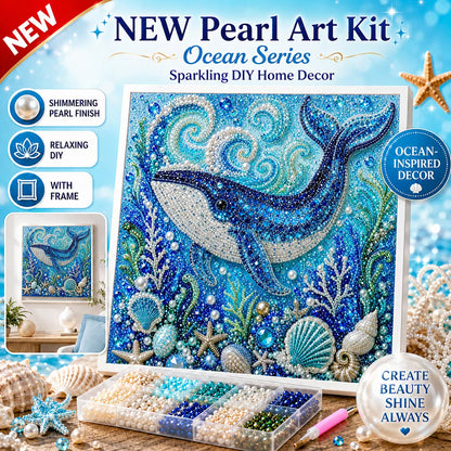 Ocean Friends Pearls Painting Kit DIY Diamond Painting Pearl Dot Crafts