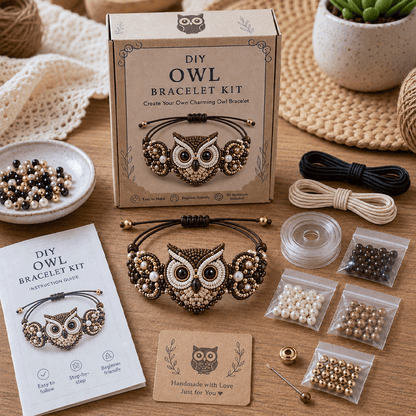 DIY Beaded Bracelet Making Kit 💎✨ – Relaxing Jewelry Craft Set for Beautiful Handmade Bracelets