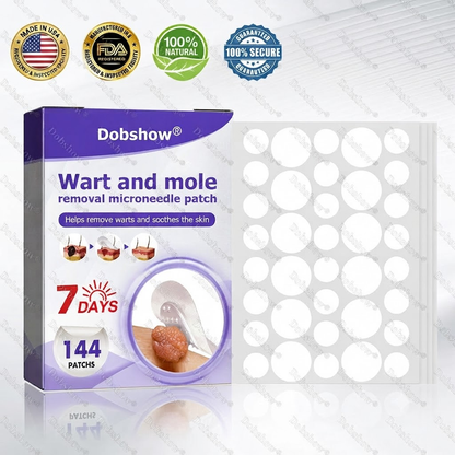 🏅𝙏𝙂𝘼 𝘼𝙥𝙥𝙧𝙤𝙫𝙚𝙙 | Dobshow® Wart and mole removal microneedle patch