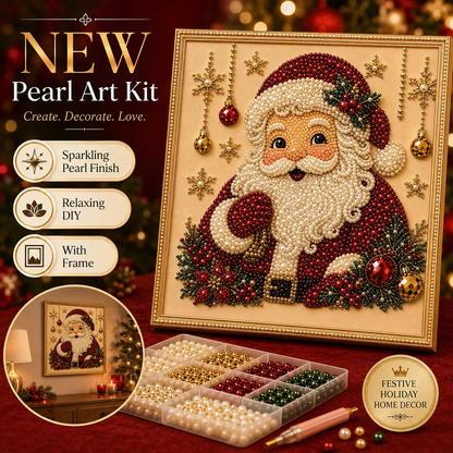 🎄Beginner-Friendly & Calming-💎 DIY Holiday Pearl Painting Kit With Frame