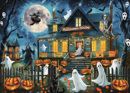 Create, Learn, and Enjoy Halloween Together with a Hands-On Puzzle Craft 🎃👨‍👩‍👧‍👦✨
