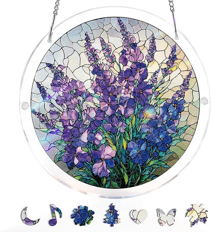 🧩 Stained-Glass Puzzle Kit: A Calm, Colorful Escape for Your Hands & Heart 💖🌿