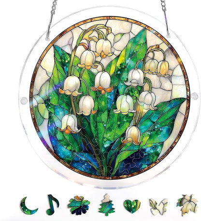 🧩 Stained-Glass Puzzle Kit: A Calm, Colorful Escape for Your Hands & Heart 💖🌿