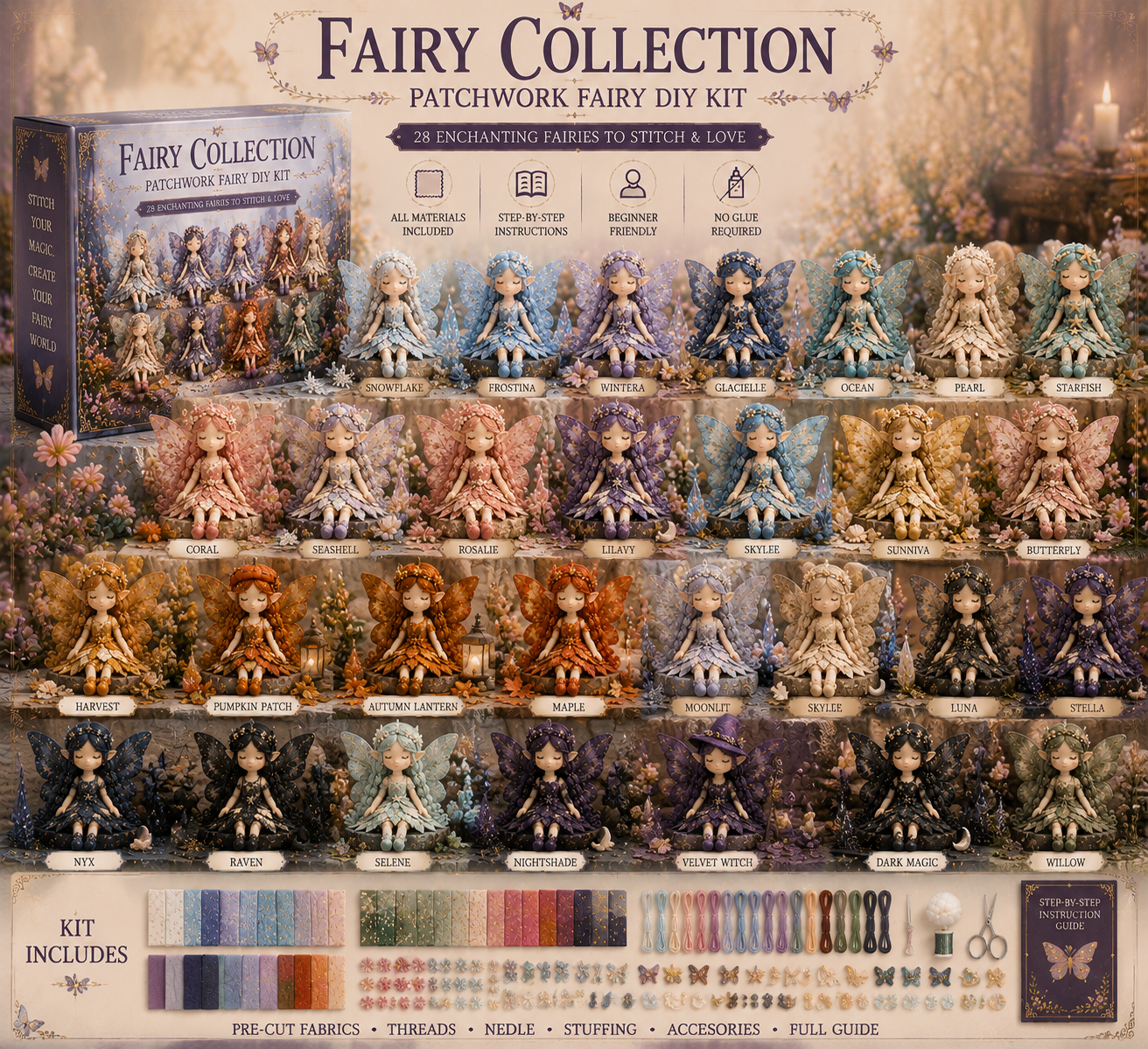 Fairy Patchwork DIY Collection