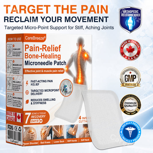 ✅✅🇨🇦 Official Store:  CareBreeze® Pain-Relief Bone-Healing Microneedle Patch(🧑‍⚕️Reducing joint swelling, pain, stiffness, redness, warmth, soreness, and joint fatigue)