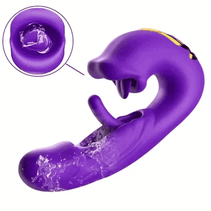💥New on sale 2026 💞G-Spot Vibrator Female Sex Toy, featuring 7 slapping vibration modes and 5 licking/sucking modes.