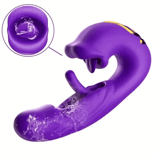 💥New on sale 2026 💞G-Spot Vibrator Female Sex Toy, featuring 7 slapping vibration modes and 5 licking/sucking modes.