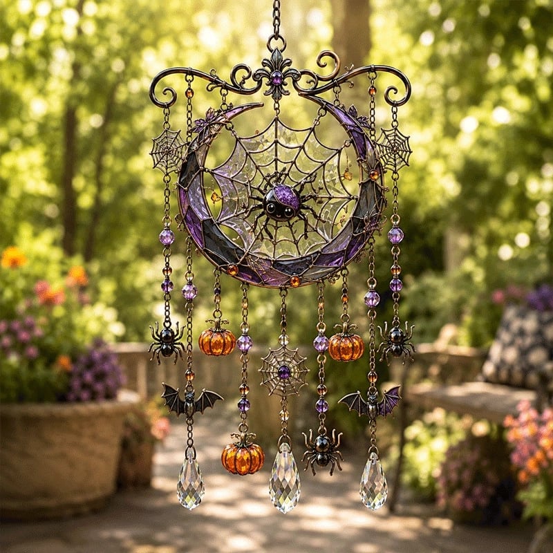 💥 Limited Time 40% OFF – 👻🎃Halloween Suncatcher Wind Chime