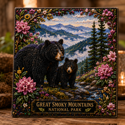 America’s National Parks Pearl Art Kit 🏞️✨ – DIY Beaded Landscape Wall Art