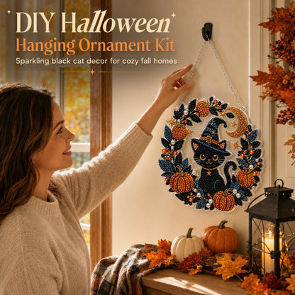 🔥LAST DAY 50% OFF - 👻✨ DIY Spooky Hanging Ornament Kit | Cute Handmade Decor for Holidays, Parties & Home Displays