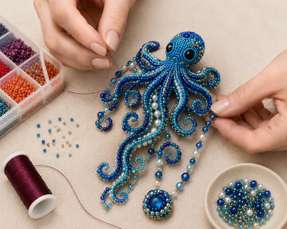 🔥Last Day BUY 3 GET 1 FREE🌊 DIY Ocean Beaded Bracelet Kit – Create Your Own Sea-Inspired Jewelry ✨