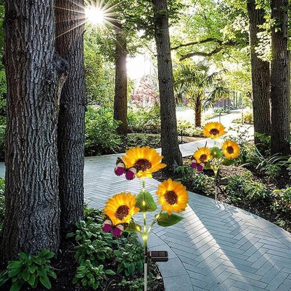 🔥🌻Last Day Sale 49% OFF🌞Solar LED Sunflower Garden Lights-29.6inch/74cm