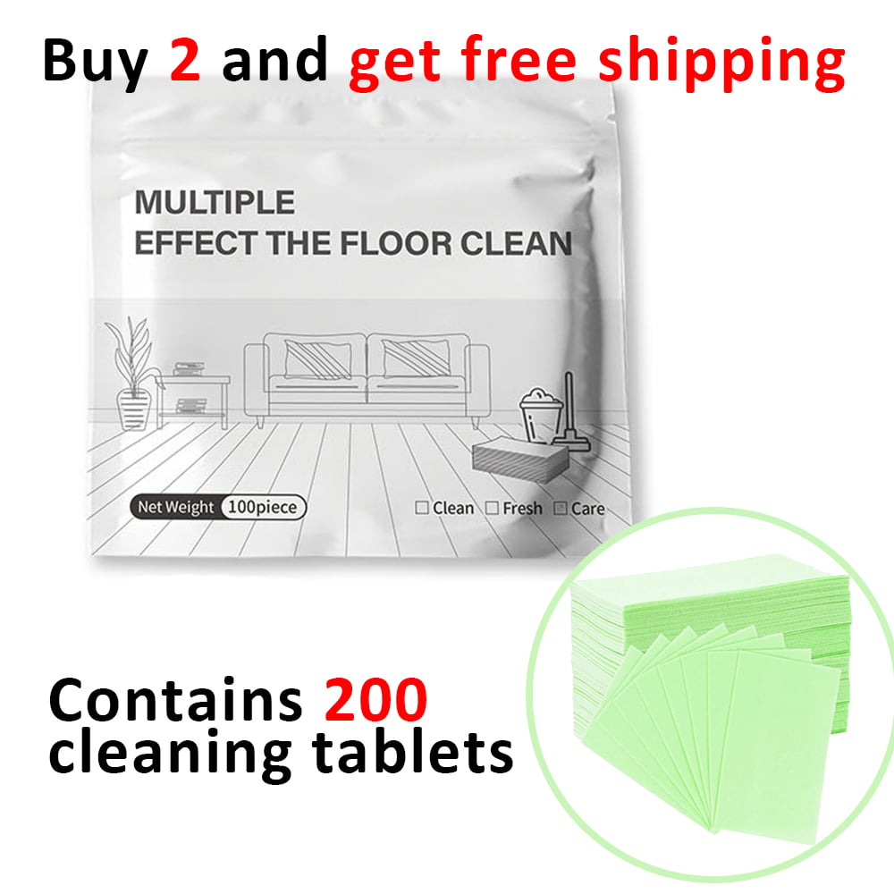 🧼Multi-Purpose Floor Cleaning Sheets – Concentrated Dissolvable Cleaning Tablets for Hardwood & Tile Floors