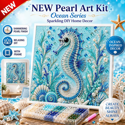 Ocean Friends Pearls Painting Kit DIY Diamond Painting Pearl Dot Crafts