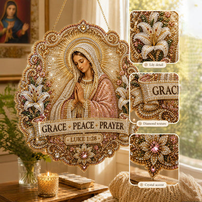🙏✝️Christian Diamond Art Hanging Ornament Kit