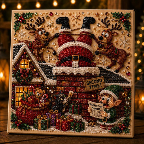 🎄 LAST DAY 49% OFF🧘 Relaxing & Beginner-Friendly🎄 Premium 3D Pearl Christmas Art Kit – ✨Relaxing DIY Craft to Create Stunning Christmas Artwork