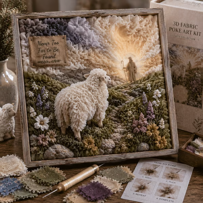 🔥 Last Day 49% OFF - ✝️3D Christian Fabric Poke Art Kit