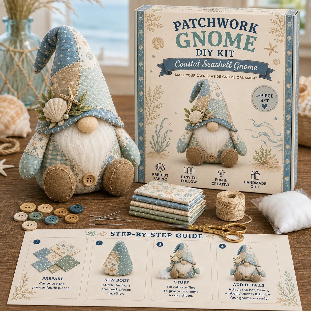 🧵DIY Patchwork Animal Kit – Create Your Own Adorable Animals