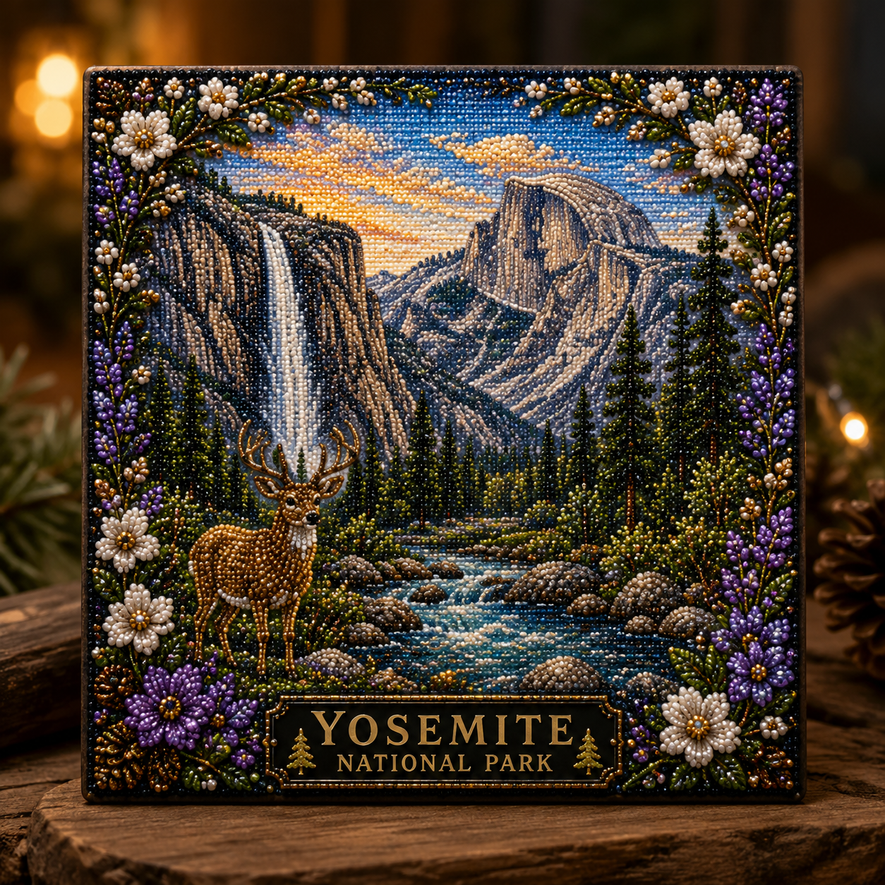 America’s National Parks Pearl Art Kit 🏞️✨ – DIY Beaded Landscape Wall Art