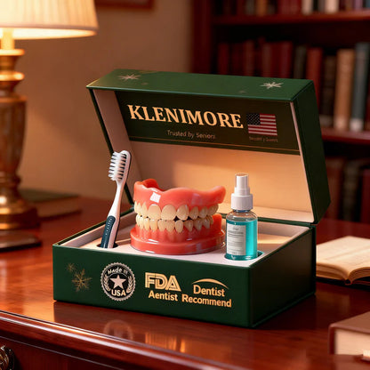 🎅CHRISTMAS HOT SALE-🏆Ends Today: 70% OFF! 🦷 Custom-Fit Dentures That Let You Eat, Talk & Smile With Confidence