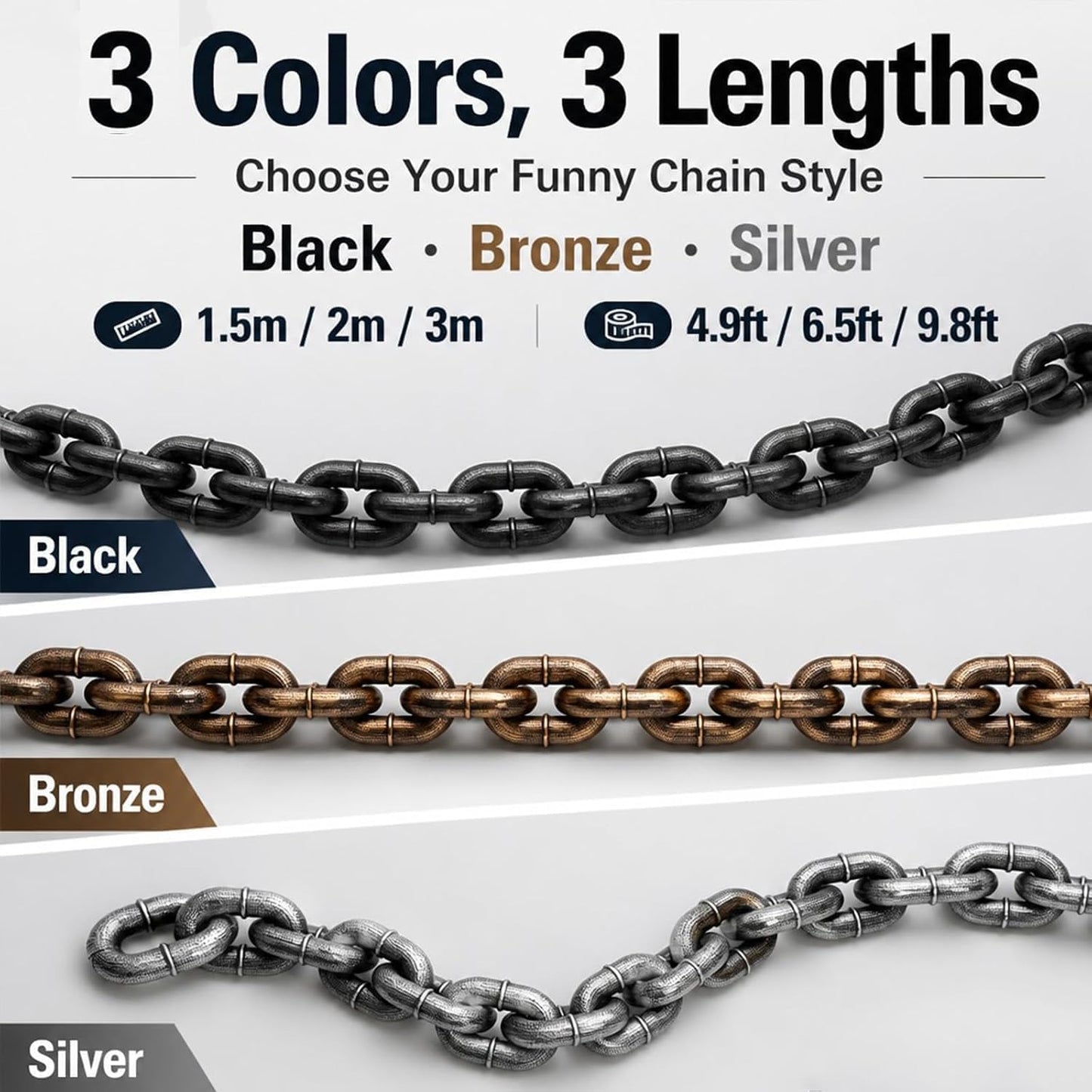 Iron Paw Comedy: The "Heavy" Chain Leash That's Light as a Feather! ⛓️✨