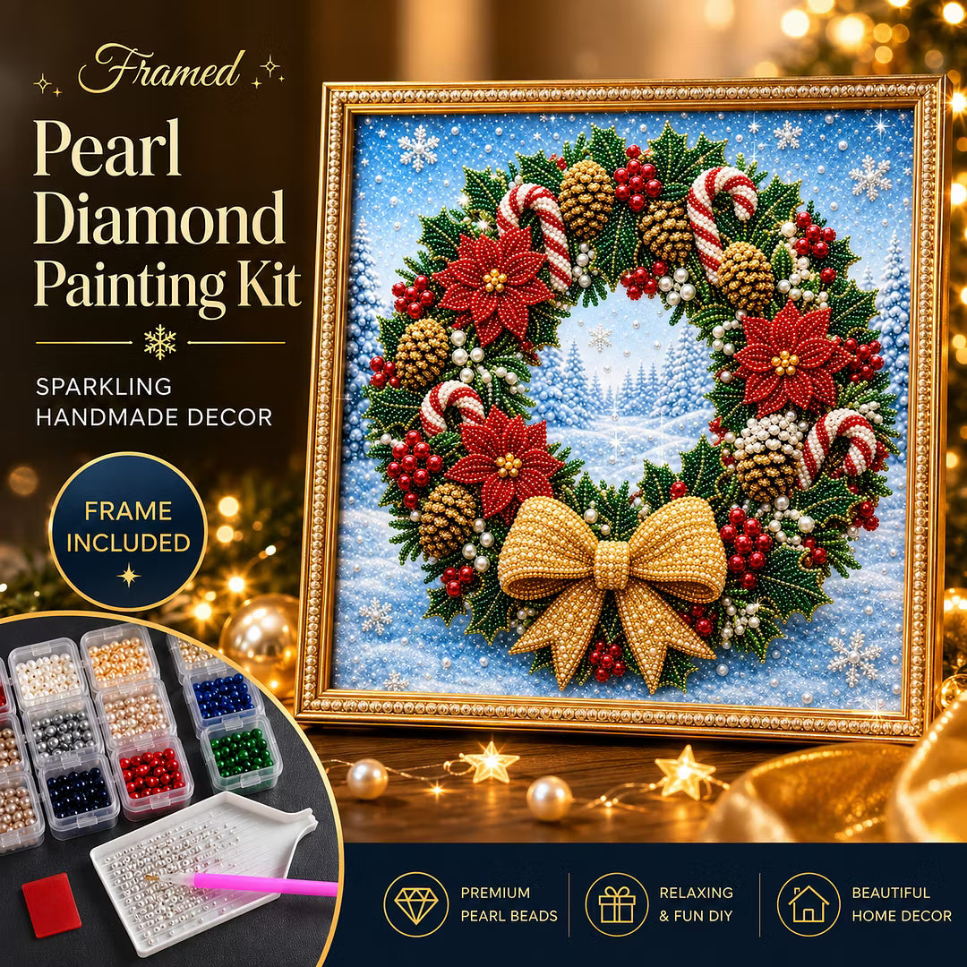 DIY Framed Christmas Pearl Art Kit
