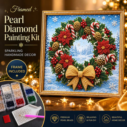 DIY Framed Christmas Pearl Art Kit
