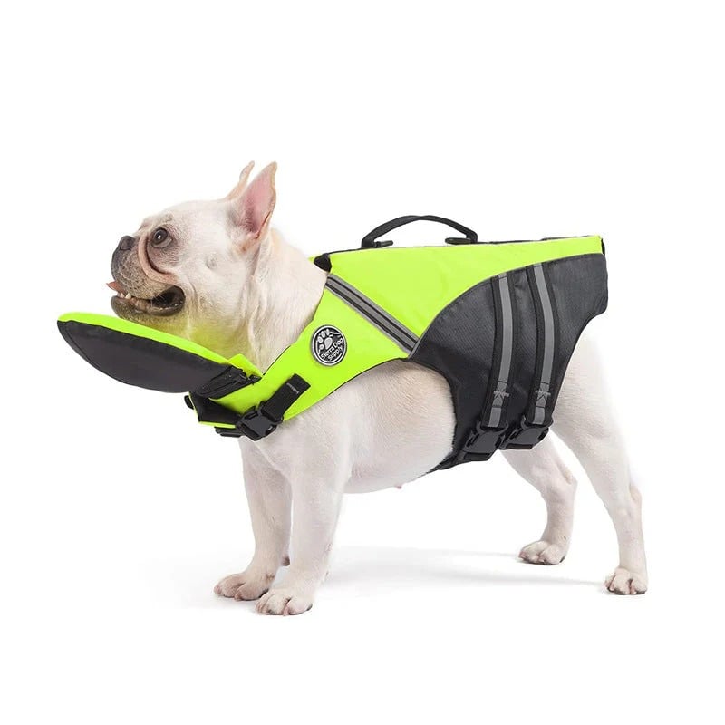 Safety Dog Life Vest with Detachable Chin Support