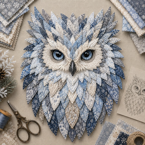 💥 LAST DAY 49% OFF - 🦉 Layered Fabric Owl Wall Art DIY Kit – Easy for Beginners, Guide Included (📦Buy 2 Free Shipping)