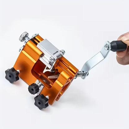Hand-Crank Chainsaw Sharpener