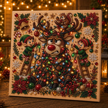 🎄 LAST DAY 49% OFF🧘 Relaxing & Beginner-Friendly🎄 Premium 3D Pearl Christmas Art Kit – ✨Relaxing DIY Craft to Create Stunning Christmas Artwork