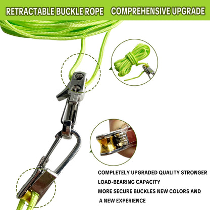 Retractable Buckle Rope-Adjustable Ropes 2026 New Rope Roller with Accessory Cord