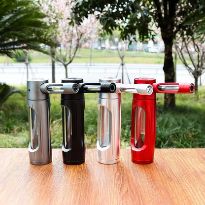 Portable Aluminum Alloy Glass Pipe