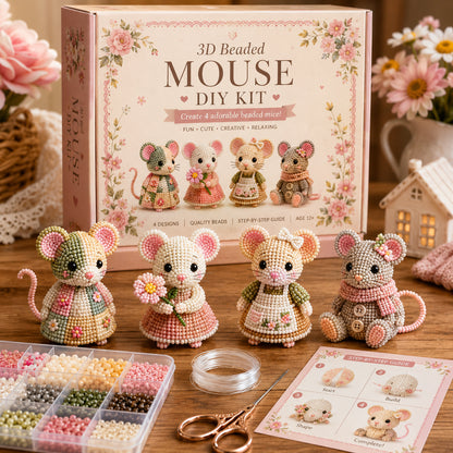 🧵✨ Creative Beaded Mini World 3D DIY Kit Collection