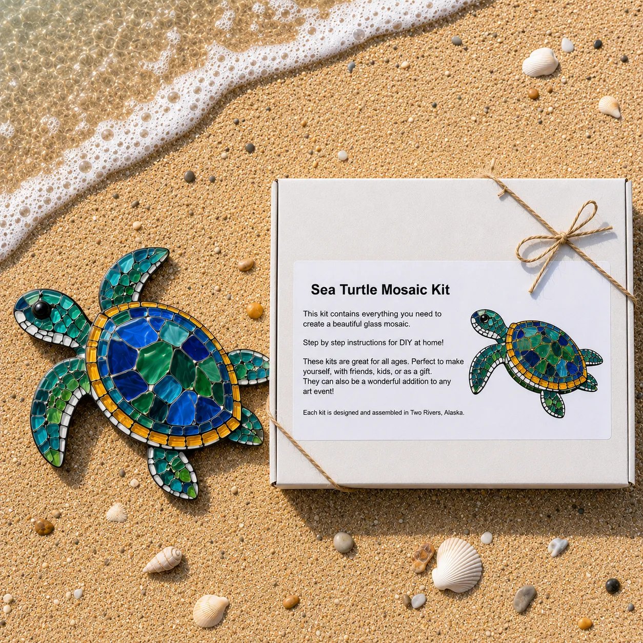 🔥 LAST DAY 59% OFF – 🌊 Octopus Mosaic Kit | Beginner-Friendly DIY Glass Craft with Step-by-Step Instructions