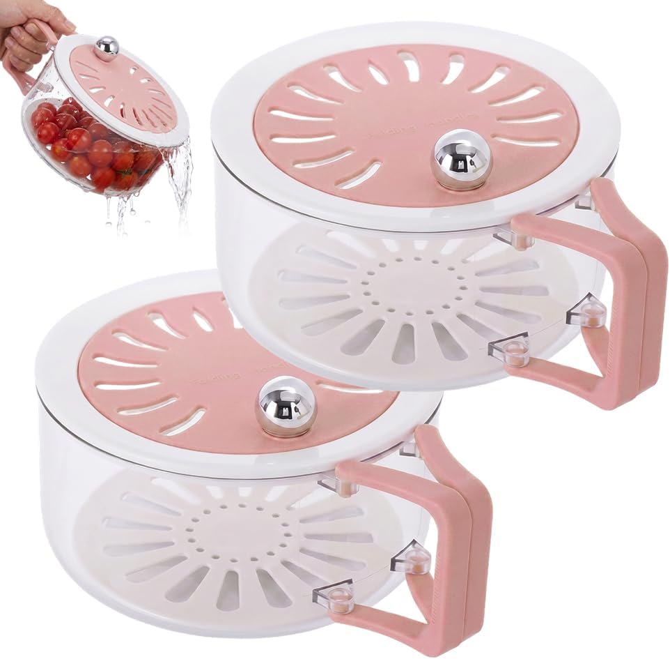 Dual-Function Pro: 2-in-1 Draining & Preservation Basket for Fresh Living 🥬💧