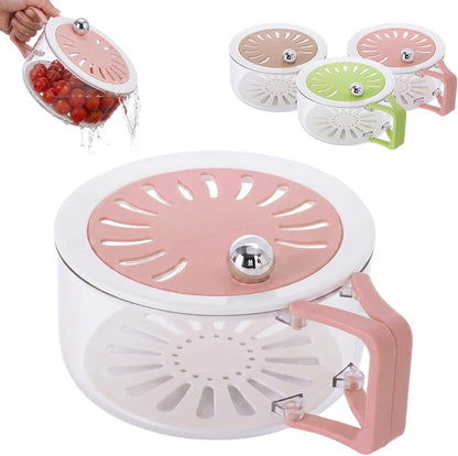 Dual-Function Pro: 2-in-1 Draining & Preservation Basket for Fresh Living 🥬💧