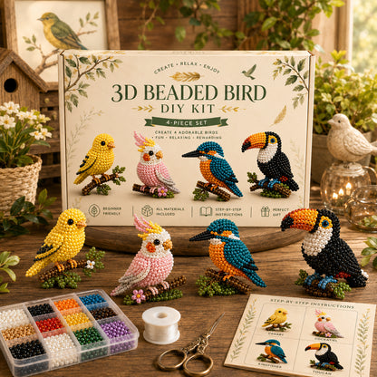 🧵✨ Creative Beaded Mini World 3D DIY Kit Collection