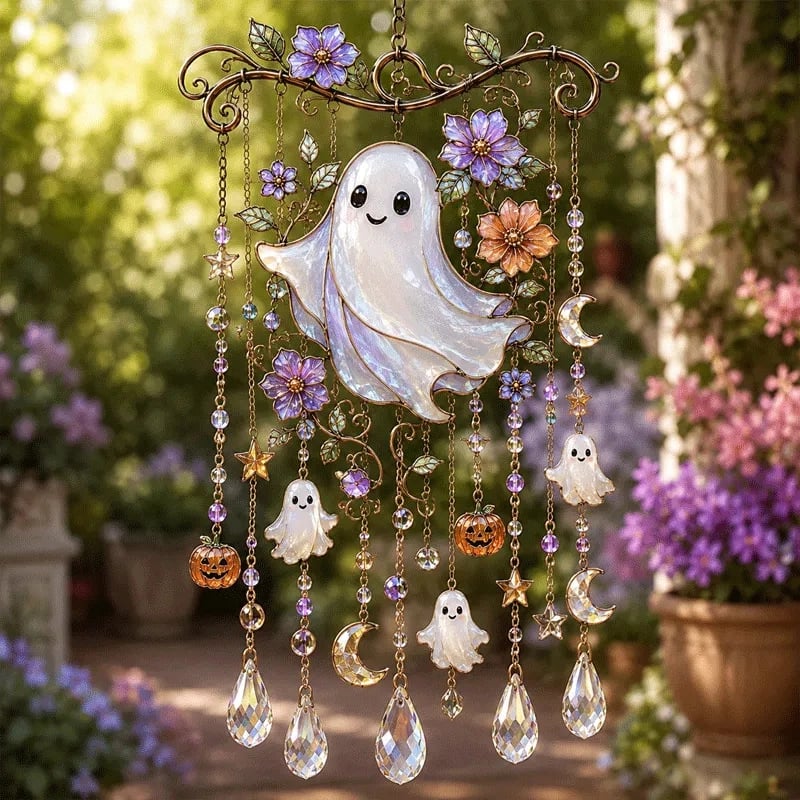 💥 Limited Time 40% OFF – 👻🎃Halloween Suncatcher Wind Chime