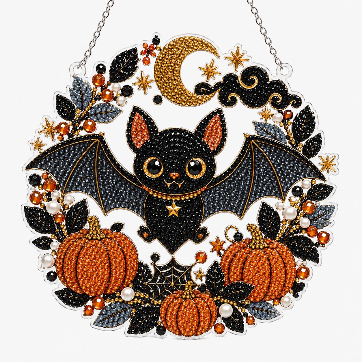 🔥LAST DAY 50% OFF - 👻✨ DIY Spooky Hanging Ornament Kit | Cute Handmade Decor for Holidays, Parties & Home Displays