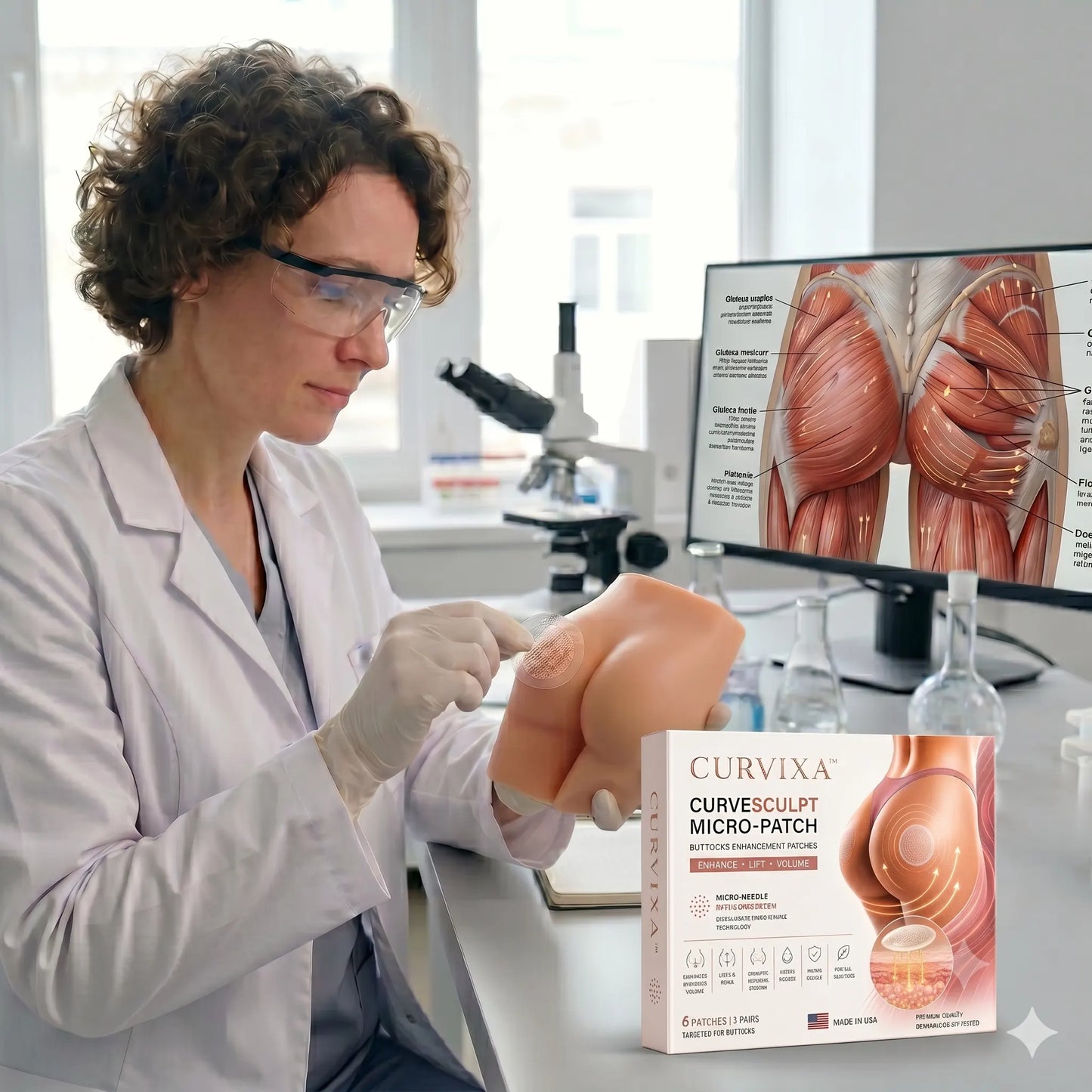 CurveSculpt Micro-Patch ✦ Sculpt • Firm • Smooth Lower Body Curves ✦ Micro-Needle Infusion System